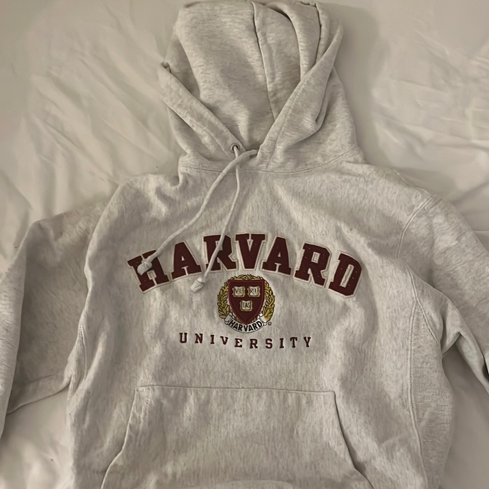 Embroidered Harvard Hoodie